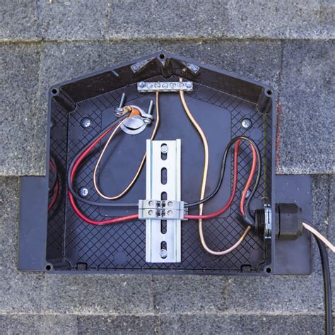 solar panel module junction box|roof mount solar junction box.